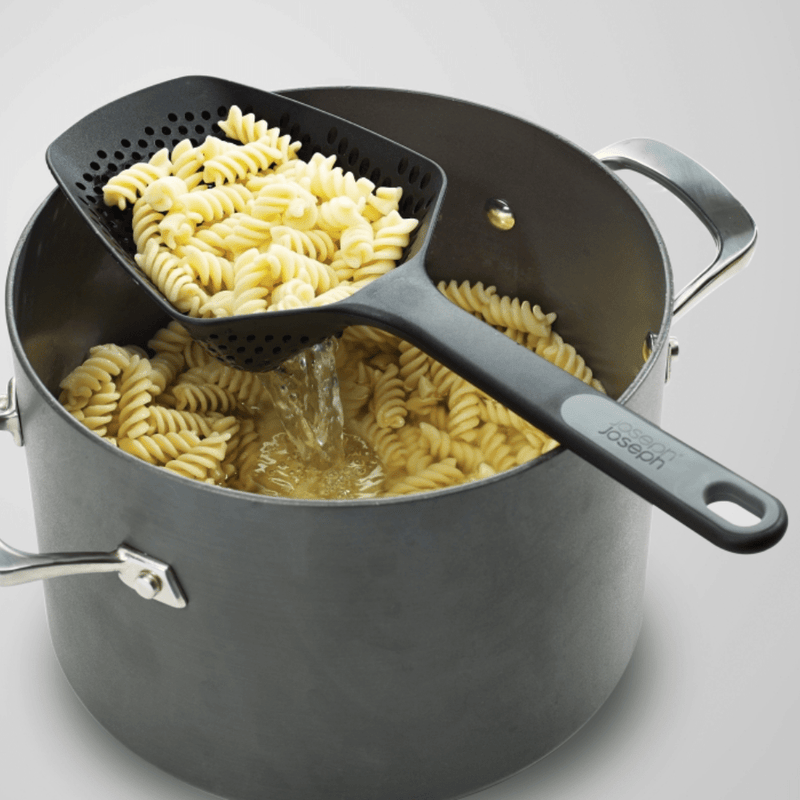 Joseph Joseph Scoop™ Plus Colander - Black - Lighting.co.za