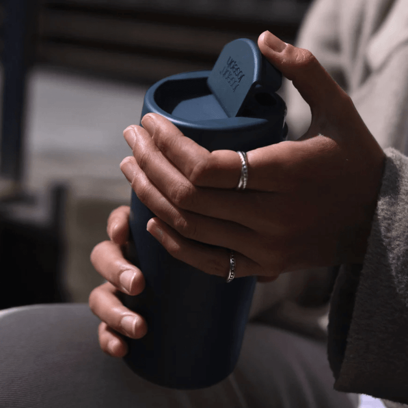 Joseph Joseph Sipp™ Travel Mug with Hygienic Lid Large 454ml - Blue - Lighting.co.za