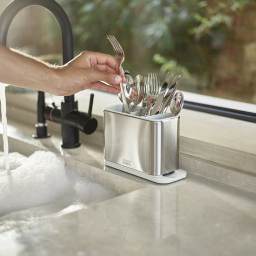 Joseph Joseph Surface™ Stainless-Steel Cutlery Drainer Stone - Lighting.co.za