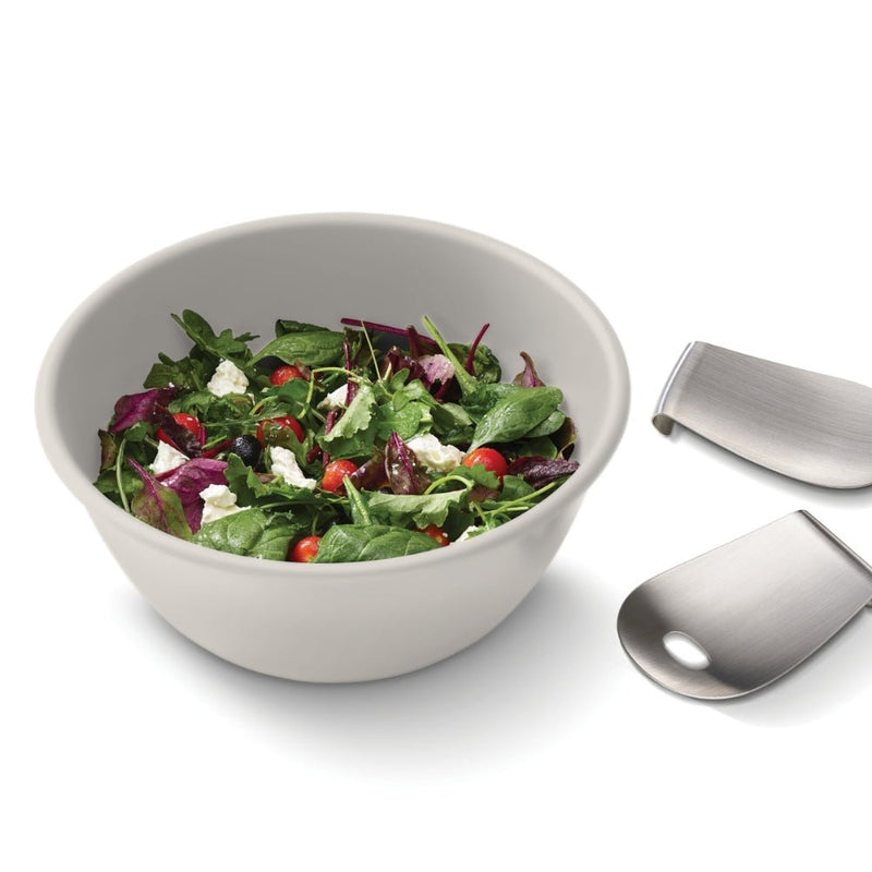 Joseph Joseph Uno™ Salad Bowl & Servers Set - Stone - Lighting.co.za