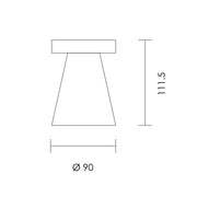 Kiddush Gold | Black | White GU10 Surface Mounted Down Light - Lighting.co.za