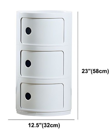 Kiki 3 Drawer Side Table or Storage Unit - Lighting.co.za