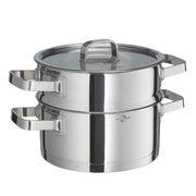 Kuchenprofi San Remo Pot & Lid Set with Steaming Insert 20cm/3L - Lighting.co.za