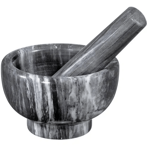 Kuechenprofi Marble Mortar and Pestle Grey/White - Lighting.co.za
