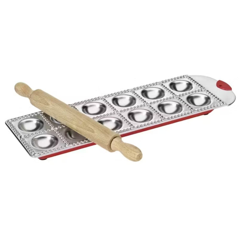 Kuechenprofi Ravioli Tray with wooden roller - Lighting.co.za