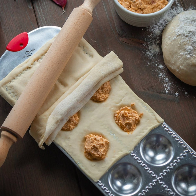 Kuechenprofi Ravioli Tray with wooden roller - Lighting.co.za