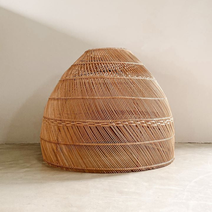 Lagoon Style 3 Natural Rattan Pendant Light - Lighting.co.za