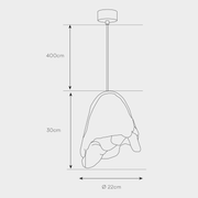 Lava Clear Glass Pendant Light - Lighting.co.za