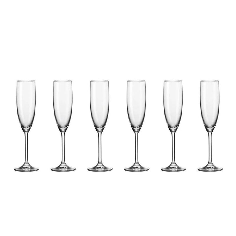 Leonardo Daily Champagne Glass 200ml, Set of 6 - Lighting.co.za
