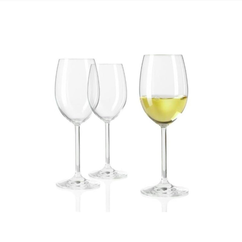 Leonardo Daily White Wine Glass 370ml Set of 6 - Lighting.co.za
