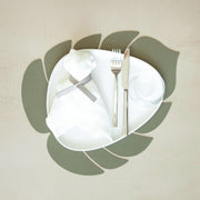 LIND DNA Monstera Leaf Nupo Leather Table Mat Large - 3 Colours - Lighting.co.za