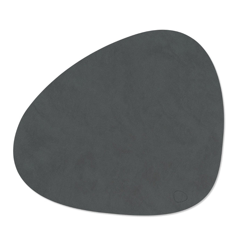LIND DNA Nupo Leather Table Mat Curved Large - 11 Colours - Lighting.co.za