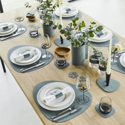 LIND DNA Nupo Leather Table Mat Curved Large - 11 Colours - Lighting.co.za