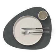 LIND DNA Nupo Leather Table Mat Curved Large - 11 Colours - Lighting.co.za