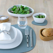LIND DNA Nupo Leather Table Mat Curved Large - 11 Colours - Lighting.co.za