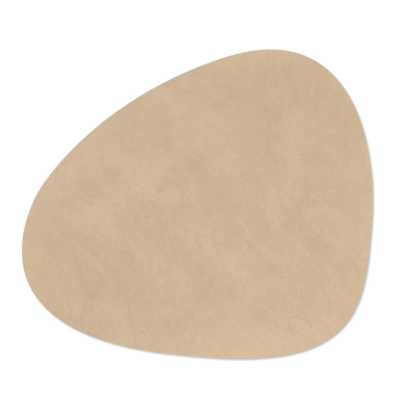 LIND DNA Nupo Leather Table Mat Curved Large - 11 Colours - Lighting.co.za