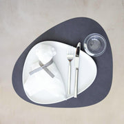 LIND DNA Nupo Leather Table Mat Curved Large - 11 Colours - Lighting.co.za