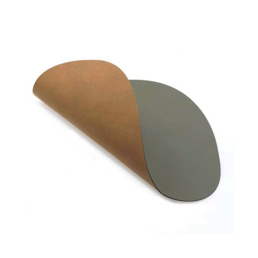 LIND DNA Reversible Cloud Recycled Leather Table Mat Curved Large 44 x 37 cm - Lighting.co.za