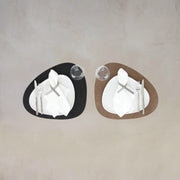LIND DNA Reversible Cloud Leather Table Mat Curved Large - 5 Colours - Lighting.co.za