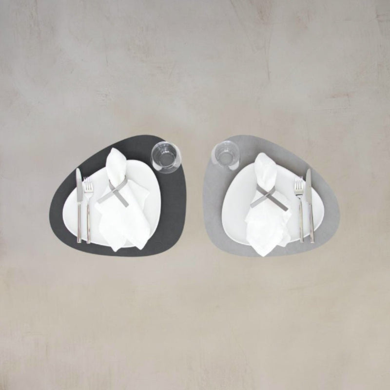 LIND DNA Reversible Cloud Leather Table Mat Curved Large - 5 Colours - Lighting.co.za