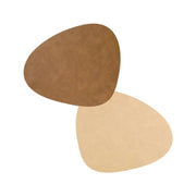 LIND DNA Reversible Cloud Leather Table Mat Curved Large - 5 Colours - Lighting.co.za