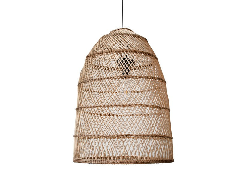 Delaney Large Natural Rattan Pendant Light - Lighting.co.za