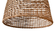 Dalton Organic Shaped Basket Rattan Pendant Light 2 Sizes - Lighting.co.za