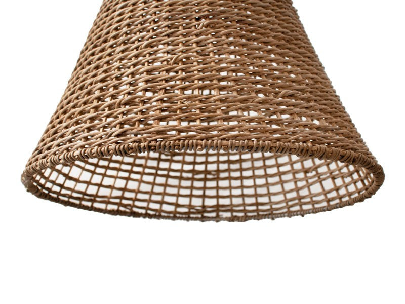 Deroga Organic Cone Rattan Pendant Light - Lighting.co.za