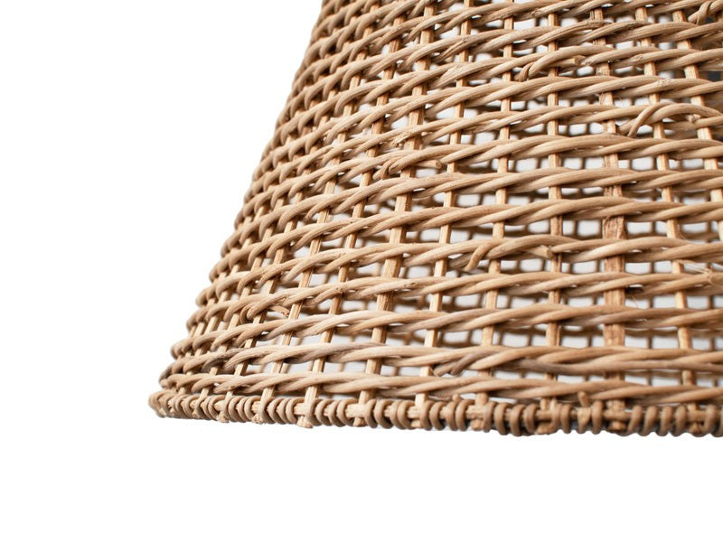 Deroga Organic Cone Rattan Pendant Light - Lighting.co.za