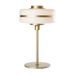 Mason Opal Glass and Brass Look Table Lamp - Lighting.co.za