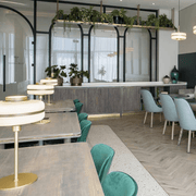 Mason Opal Glass and Brass Look Table Lamp - Lighting.co.za