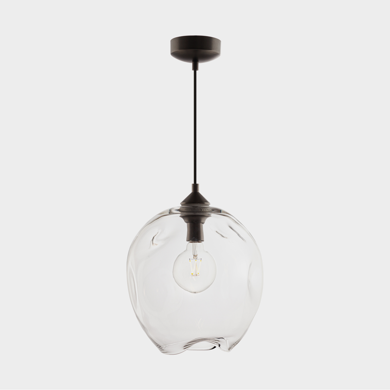 Melt Clear Glass Pendant Light - Lighting.co.za