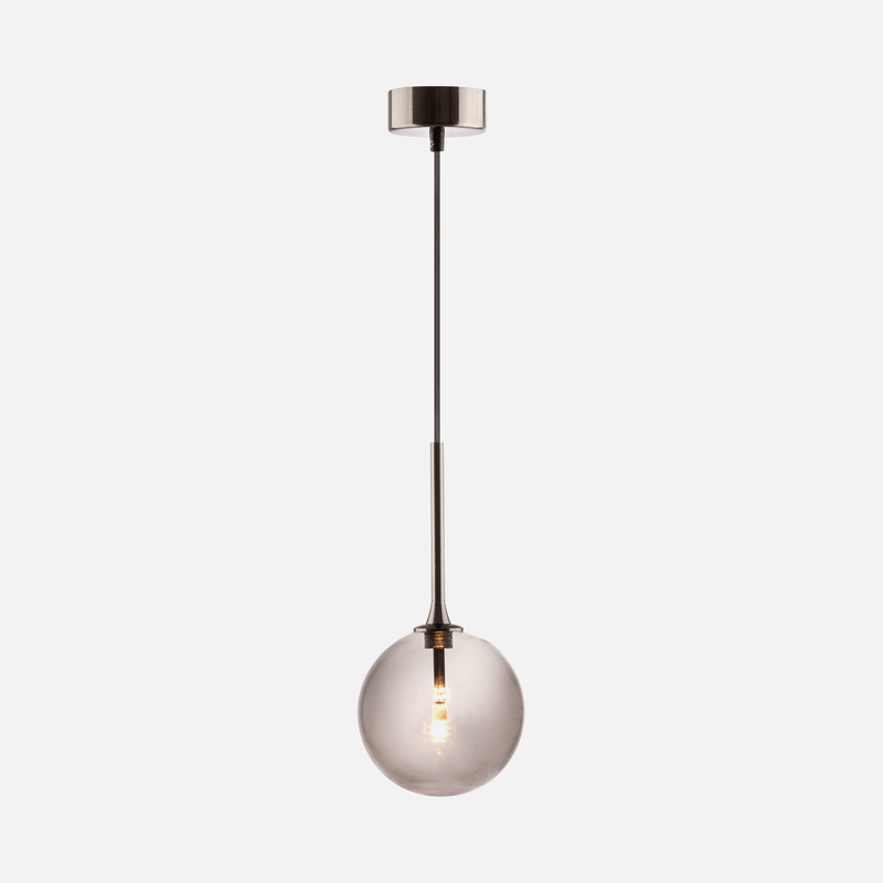Midnight Smokey Glass Pendant Light - Lighting.co.za