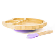 Nicolson Russell Bamboo Baby and Toddler Suction Owl Plate - Lighting.co.za