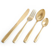 Nicolson Russell Bella Casa Gold Cutlery Set - 4 pcs - Lighting.co.za