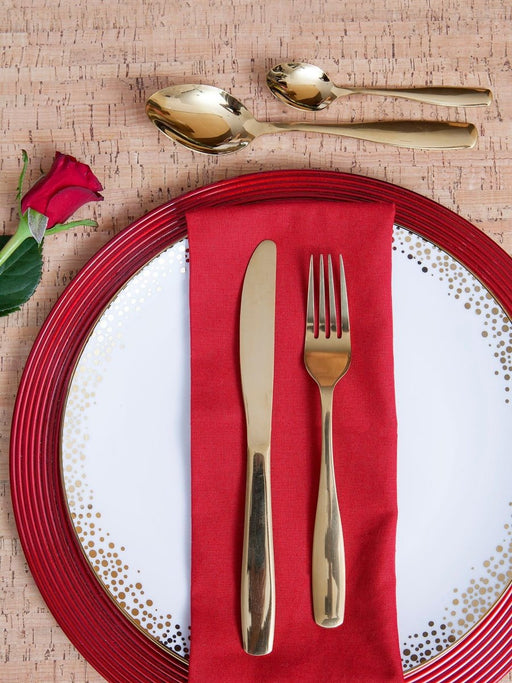 Nicolson Russell Bella Casa Gold Cutlery Set - 4 pcs - Lighting.co.za