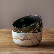 Nicolson Russell Kintsugi Black or White Dinner Large Bowl - Lighting.co.za