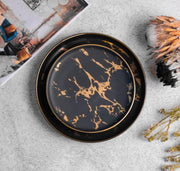 Nicolson Russell Kintsugi Black or White Dinner Plate Set of 4 - Lighting.co.za