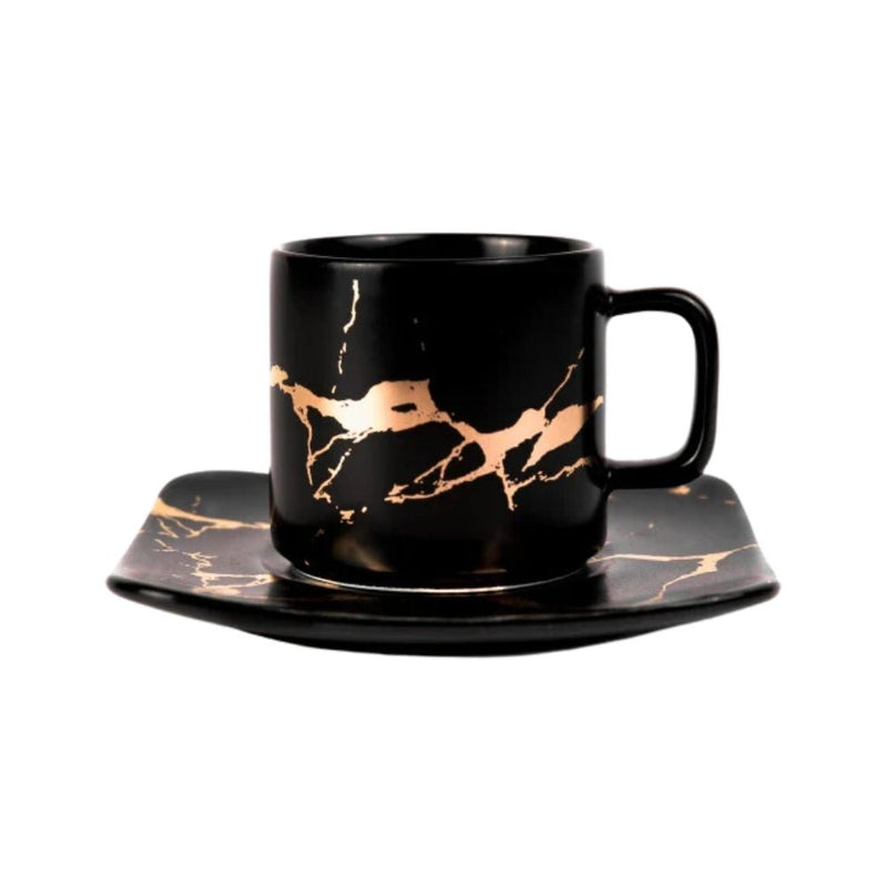 Nicolson Russell Kintsugi Black or White Espresso Cup - Lighting.co.za