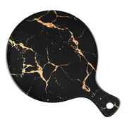 Nicolson Russell Kintsugi Black or White Round Serving Board - Lighting.co.za