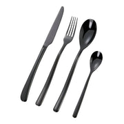 Nicolson Russell La Galleria Buddha Black Stainless Steel Cutlery Set - 2 Options - Lighting.co.za