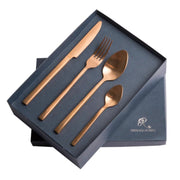 Nicolson Russell New York Rose Gold Titanium Cutlery Set - 16 pcs - Lighting.co.za