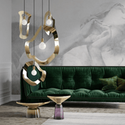 Outline Black | Gold | Silver Irregular Shaped Pendant Light 3 Sizes - Lighting.co.za