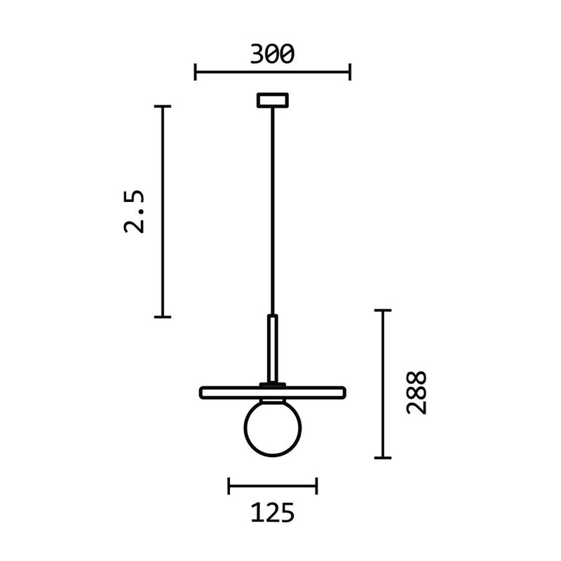 Pascal Black | White | Green Marble Disk Pendant Light - Lighting.co.za