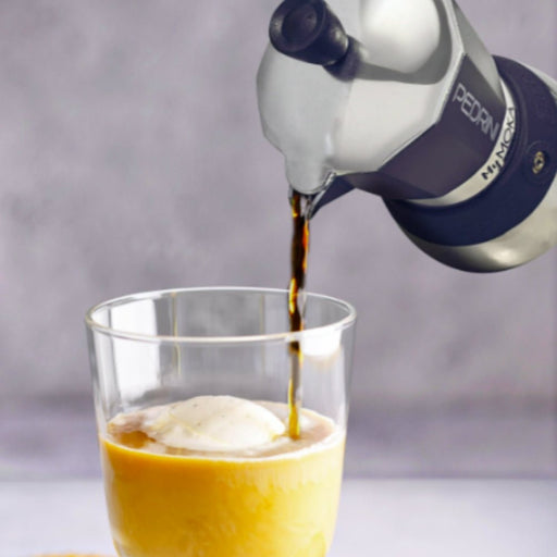 Pedrini 6 Cup Induction Coffee Maker - Navy - Lighting.co.za