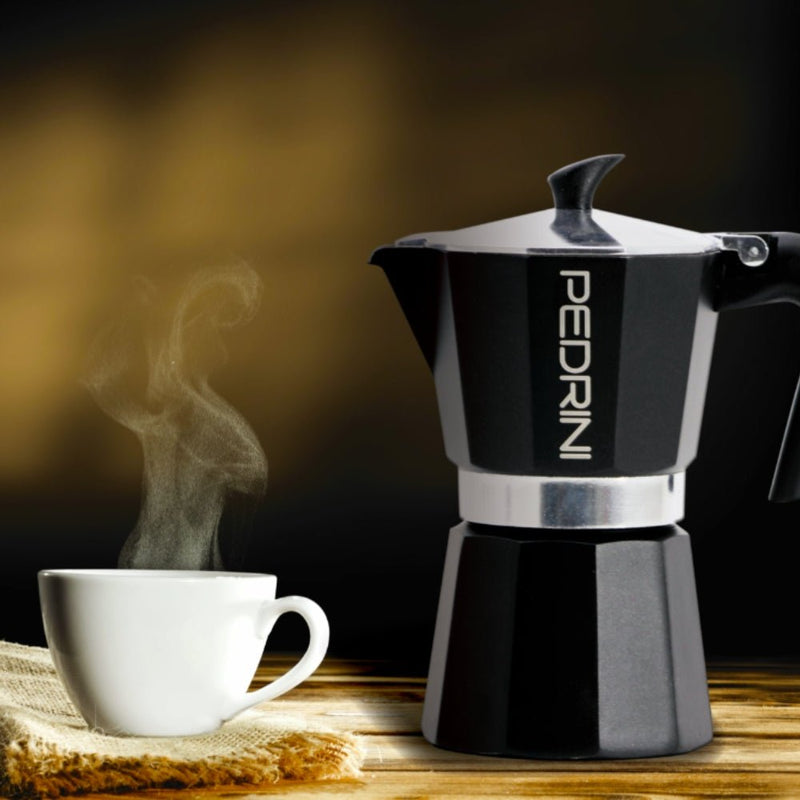 Pedrini Enamelled Aluminium Coffee Maker - 2 Sizes - Lighting.co.za