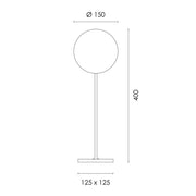 Pop 2 Watt LED Portable Black | Gold | White Rechargeable Table Lamp - Lighting.co.za