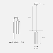 Pret Black | Chrome and Clear Ribbed Glass Pendant Light - Lighting.co.za