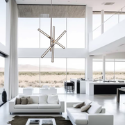 Sabre Adjustable 3 Light Clear Glass LED Pendant Light - Lighting.co.za