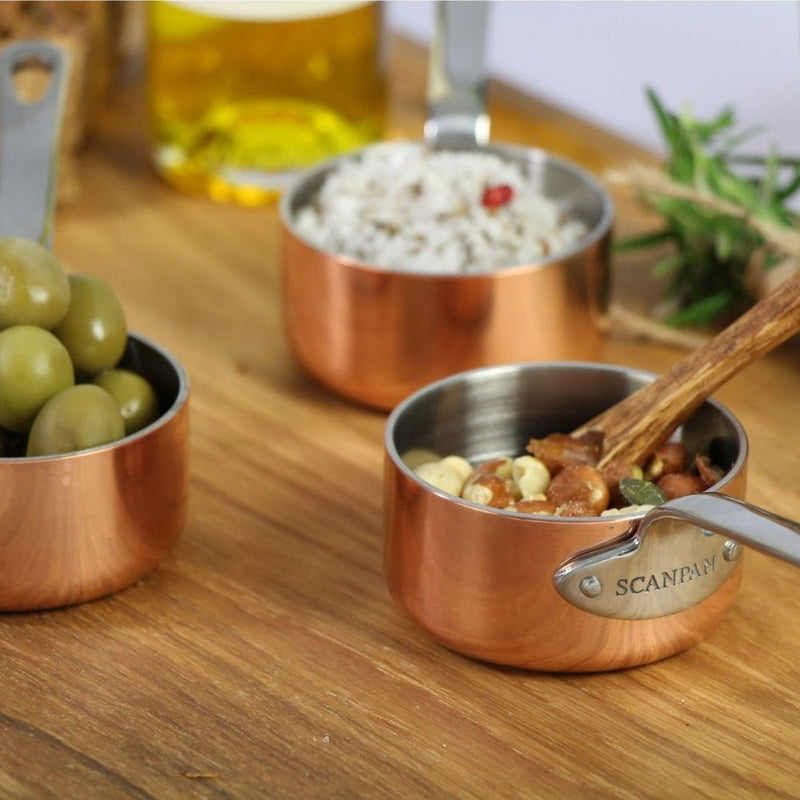 Scanpan Maitre D' Mini Saucepan Set of 3, 6cm - 0.08L - Lighting.co.za